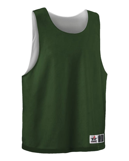 Alleson Athletic Youth Lacrosse Reversible Pinnie LP001Y #color_Forest/ White