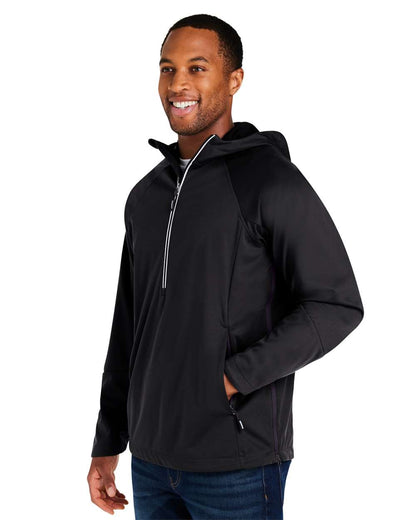 CORE365 Unisex Techno Lite Pullover Anorak CE711 #colormdl_Black