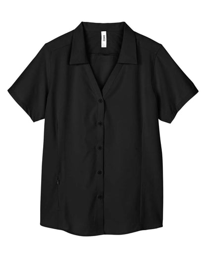 CORE365 Women's Ultra UVP® Marina Shirt CE510W #color_Black