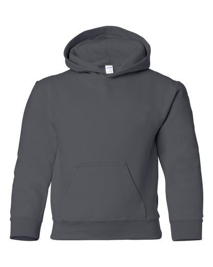Gildan Youth Heavy Blend™ Hooded Sweatshirt 18500B #color_Charcoal