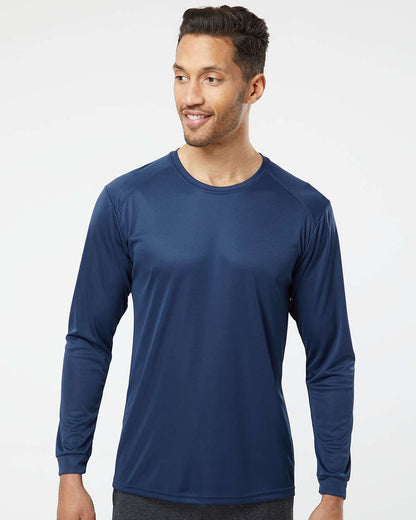 Paragon Unisex Long Islander Performance Long Sleeve T-Shirt 210 #colormdl_Navy