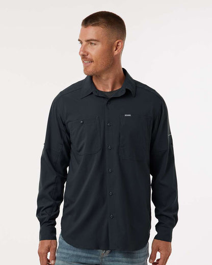 Columbia Men's Silver Ridge™ Utility Lite Pocket Shirt 201293 #colormdl_Black