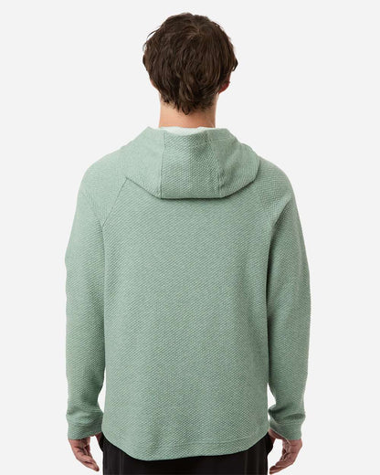 North End Men's Spirit Textured Hooded Pullover NE729 #colormdl_Sage Green Heather
