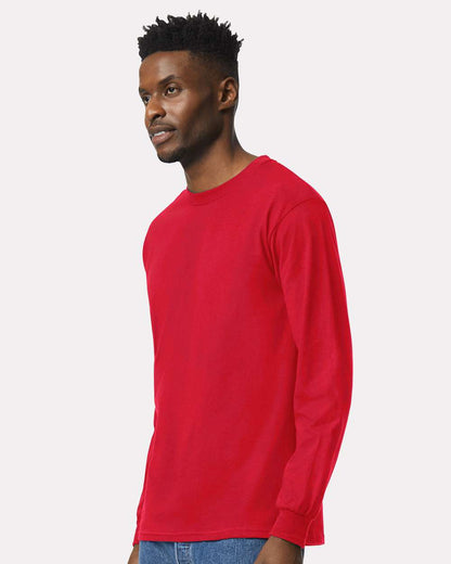 Gildan Unisex Ultra Cotton® Long Sleeve T-Shirt 2400 #colormdl_Red