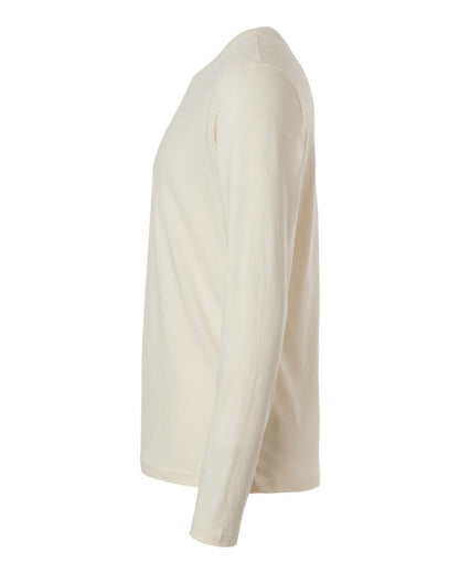 Next Level Unisex Cotton Long Sleeve T-Shirt 3601 #color_Natural