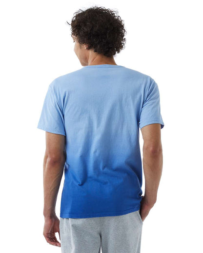 Champion Unisex Classic Jersey Dip Dye T-Shirt CD100D #colormdl_Athletic Royal Ombre
