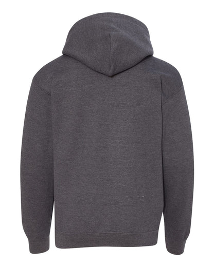 Gildan Youth Heavy Blend™ Hooded Sweatshirt 18500B #color_Dark Heather