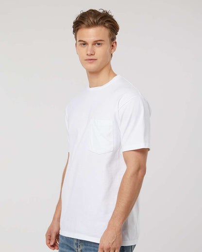 Tultex Heavyweight Jersey Pocket T-Shirt 293 #colormdl_White