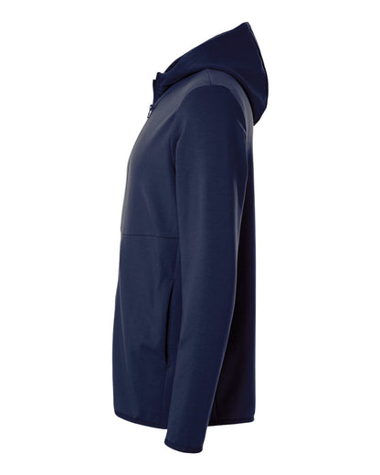 Independent Trading Co. Unisex Perform Full-Zip Hooded Sweatshirt EXP30PZ #color_Classic Navy
