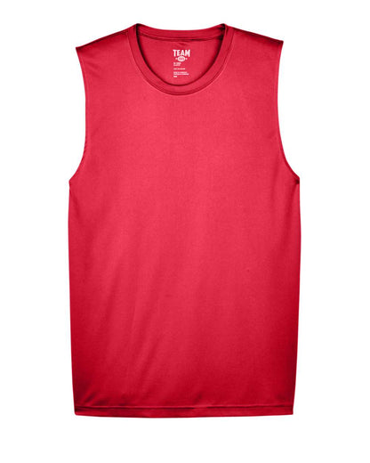 Team 365 Men's Zone Performance Muscle T-Shirt TT11M #color_Sport Red