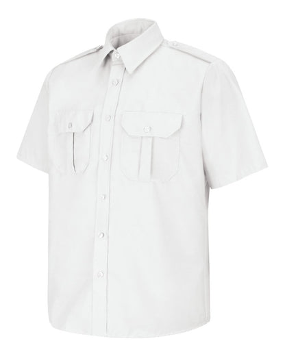 Red Kap Men's Tall Short Sleeve Security Shirt SP66T #color_White