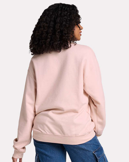 JERZEES Unisex Ultimate CVC Crewneck Sweatshirt IC48MR #colormdl_Blush Pink