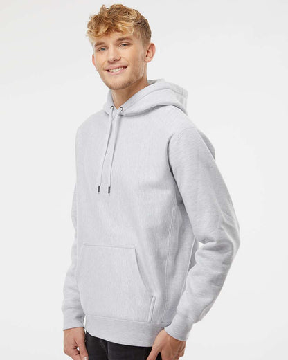 Independent Trading Co. Unisex Legend Premium Heavyweight Cross-Grain Hooded Sweatshirt IND5000P #colormdl_Grey Heather