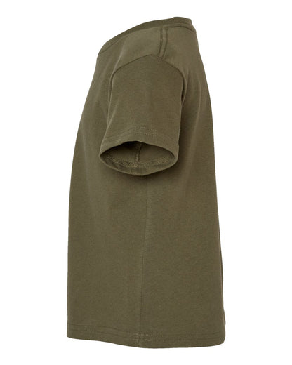 Rabbit Skins Youth Juvy T-Shirt 3301J #color_Military Green