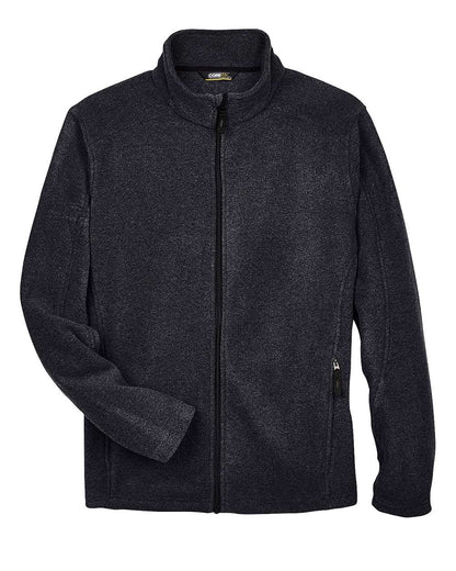 CORE365 Men's Journey Fleece Jacket 88190 #color_Heather Charcoal