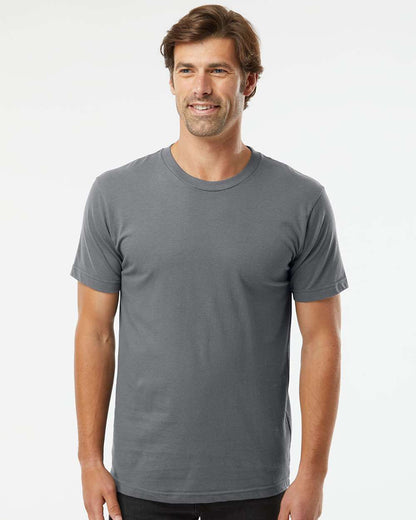 American Apparel Unisex Fine Jersey Tee 2001 #colormdl_Asphalt