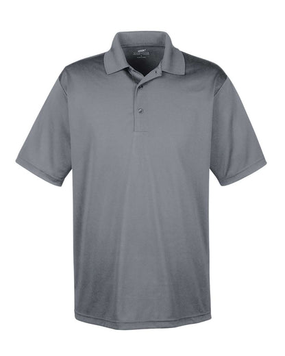 UltraClub Men's Cool & Dry 8-Star Elite Performance Interlock Polo 8610 #color_Charcoal