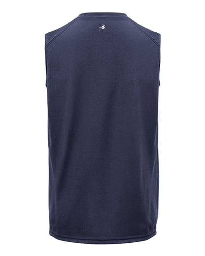 Badger Youth B-Core Sleeveless T-Shirt 2130 #color_Navy