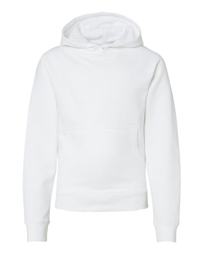 Independent Trading Co. Youth Midweight Hooded Sweatshirt SS4001Y #color_White