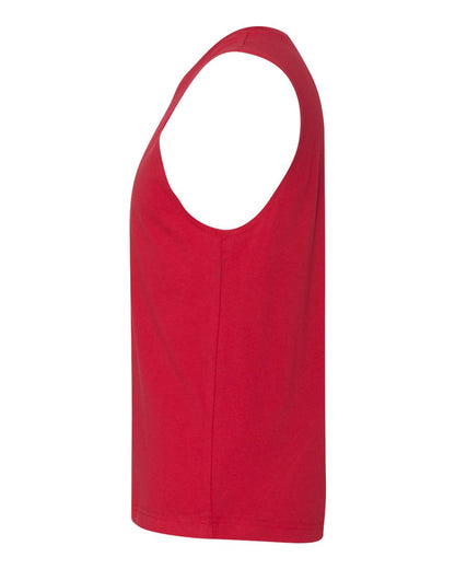 BELLA + CANVAS Jersey Muscle Tank 3483 #color_Red