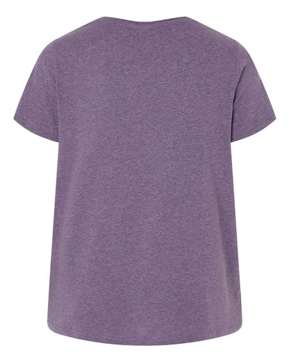 LAT Women's Curvy Collection Fine Jersey Tee 3816 #color_Wisteria Blackout