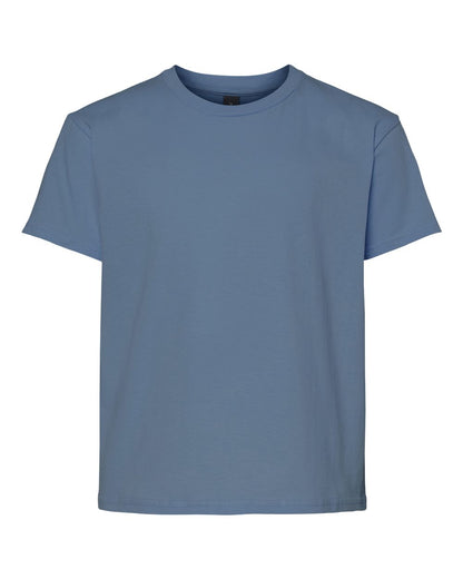 Gildan Youth Light Cotton T-Shirt 3000B #color_Indigo Blue