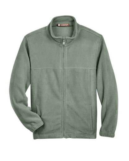 Harriton Youth Full-Zip Fleece M990Y #color_Dill