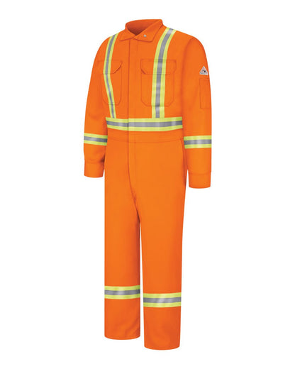 Bulwark Premium Coverall with CSA Compliant Reflective Trim - EXCEL FR® ComforTouch®. CLBC #color_Orange