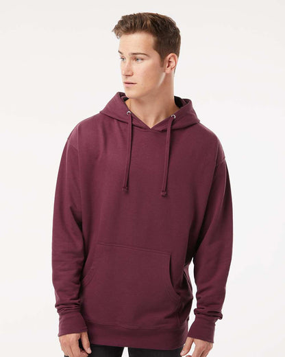 Independent Trading Co. Unisex Midweight Hooded Sweatshirt SS4500 #colormdl_Maroon