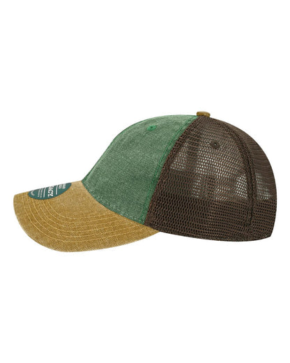 LEGACY Dashboard Trucker Cap DTA #color_Green/ Camel/ Brown