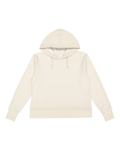 LAT Women's Vintage Wash Hoodie Sweatshirt 3536 #color_Washed Natural