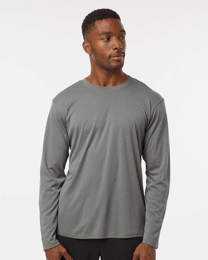 AllPro Unisex Pro-Lock Performance Long Sleeve T-Shirt 48400 #colormdl_Heather Granite