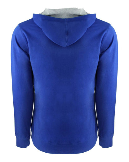 Next Level Unisex Laguna Full-Zip Hoodie Sweatshirt 9601 #color_Royal/ Heather Grey