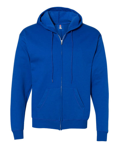 Hanes Unisex EcoSmart® Full-Zip Hooded Sweatshirt P180 #color_Deep Royal
