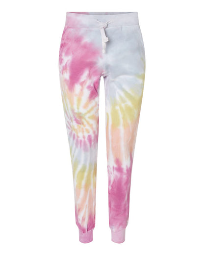 Colortone Tie-Dyed Joggers 8999 #color_Desert Rose