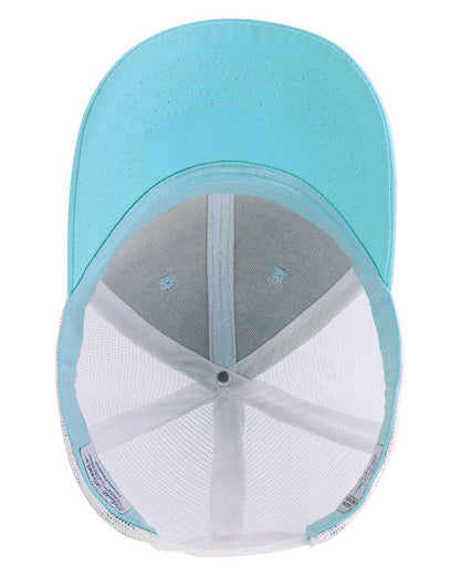 Infinity Her Women's Modern Trucker Cap CHARLIE #color_Light Blue/ White