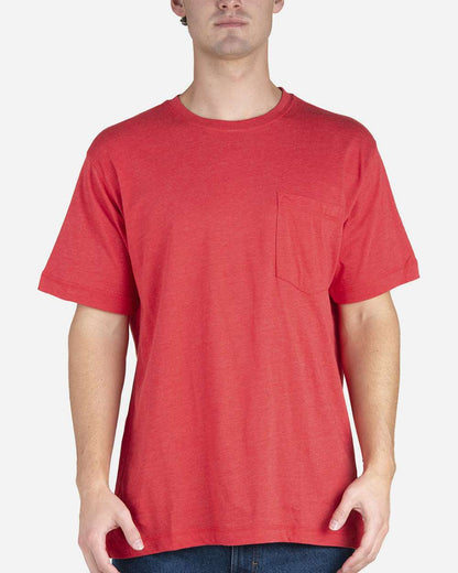 Berne Apparel Men's Lightweight Performance Pocket T-Shirt BSM38 #colormdl_Deep Red