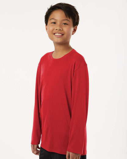 AllPro Youth Pro-Lock Performance Long Sleeve T-Shirt 48400Y #colormdl_Red