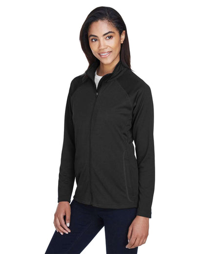 Devon & Jones Women's Stretch Tech-Shell® Compass Full-Zip Jacket DG420W #colormdl_Black