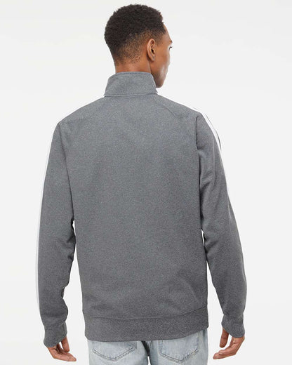 Independent Trading Co. Lightweight Poly-Tech Full-Zip Track Jacket EXP70PTZ #colormdl_Gunmetal Heather