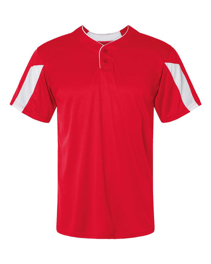 Alleson Athletic Striker Placket 7976 #color_Red/ White