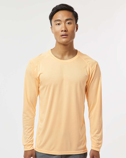 Paragon Unisex Long Islander Performance Long Sleeve T-Shirt 210 #colormdl_Peach