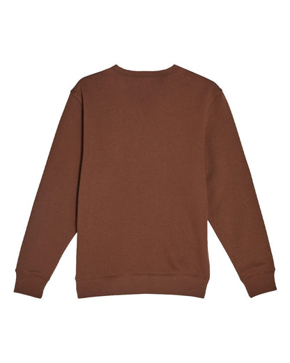 Lane Seven Unisex Premium Crewneck Sweatshirt LS14004 #color_Chestnut