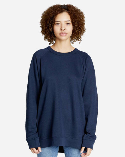 Lane Seven Unisex French Terry Crewneck Sweatshirt LS13004 #colormdl_Navy
