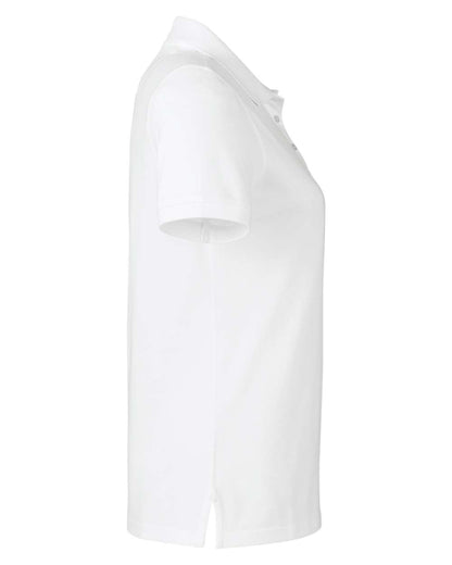 Harriton Women's Valiant Cotton Snag Protect Polo M205W #color_White