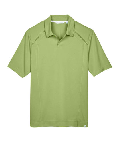 North End Men's Recycled Polyester Performance Pique Polo 88632 #color_Cactus Green