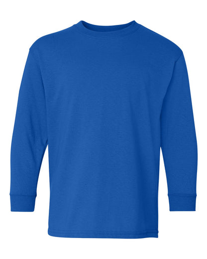 Gildan Youth Heavy Cotton™ Long Sleeve T-Shirt 5400B #color_Royal