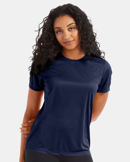 Hanes Women's Cool DRI® Performance T-Shirt 4830 #colormdl_Navy