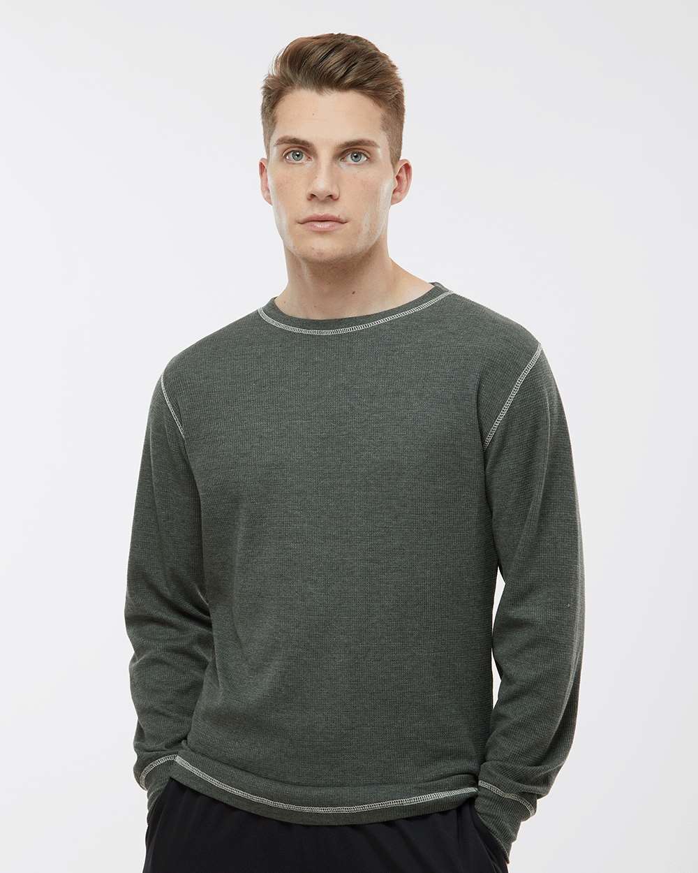 #colormdl_Charcoal Heather/ Vintage White