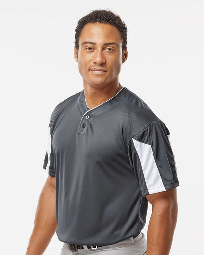 Alleson Athletic Striker Placket 7976 #colormdl_Graphite/ White